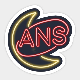 ANS Moon Neon Sticker